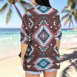 BS-000121 Native American Women's Long-Sleeved Shirt