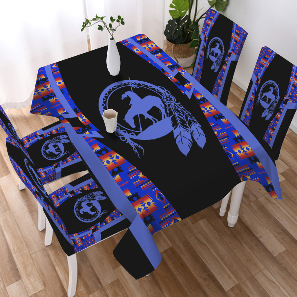 BS-000146 Trail of Tears Native American 5pcs Dining Table Set - Tablecloth