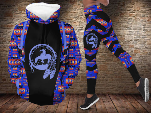 BS-000146 Trail of Tears Native American Hoodie Leggings Set