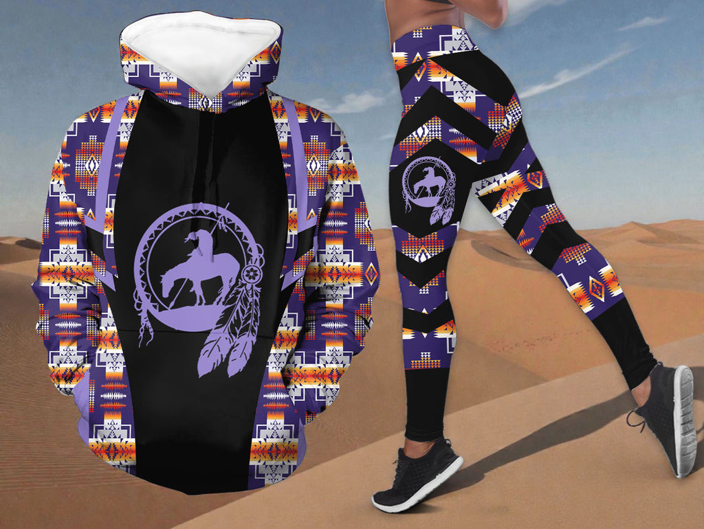BS-000147 Trail of Tears Native American Hoodie Leggings Set