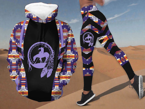 BS-000147 Trail of Tears Native American Hoodie Leggings Set