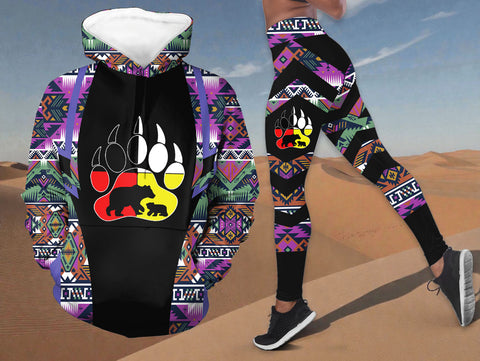BS-000151v2 Mama Bear Native American Hoodie Leggings Set