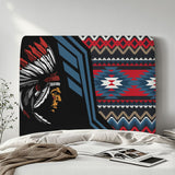 BS-000159 Native American Elastic Headboard Cover