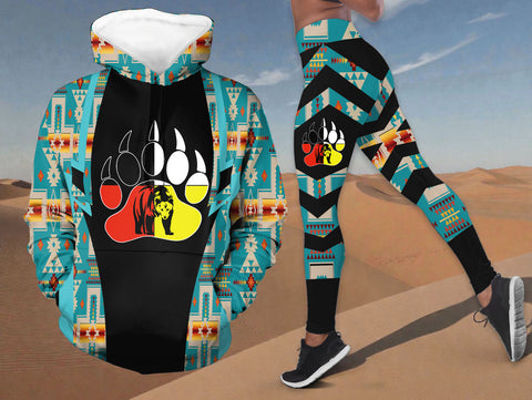 BS-000175v3 Mama Bear Native American Hoodie Leggings Set