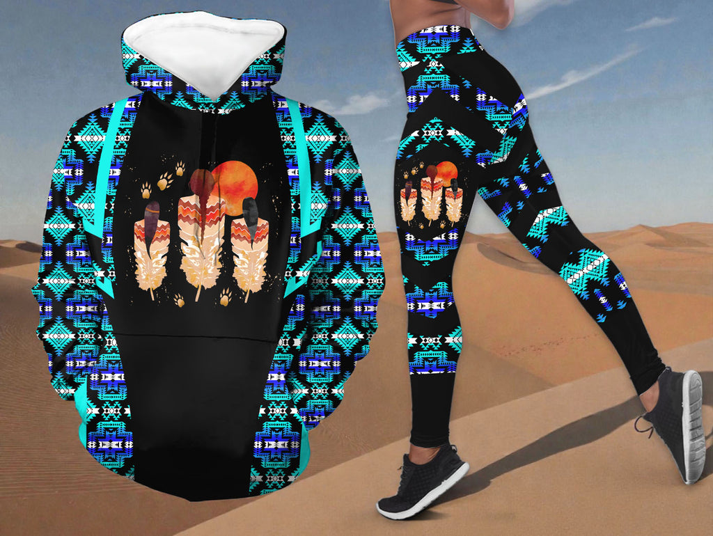 BS-000188v4 Sisters Native American Hoodie Leggings Set