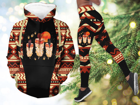 BS-000241v4 Sisters Native American Hoodie Leggings Set