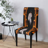 BS-00024 Feather Native American 5pcs Dining Table Set - Tablecloth
