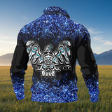 BS-00024 Native American Thick Knit Fleece Jacket