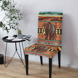 BS-00031v2 Bear Native American 5pcs Dining Table Set - Tablecloth