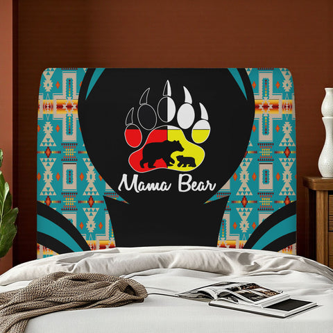 BS-000356 Native American Elastic Headboard Cover