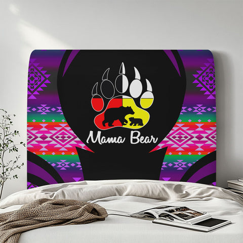 BS-000358 Native American Elastic Headboard Cover