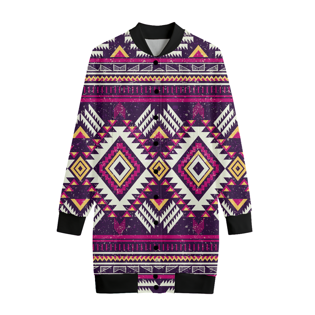 BS-00068 Pattern Native American Women's Long Jerseys