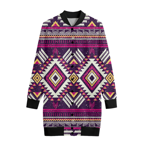 BS-00068 Pattern Native American Women's Long Jerseys