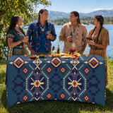 BS-00080 Pattern Native American Elastic Table Cover