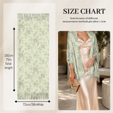 Bison Skull Feather Native American-Inspired Faux Cashmere Shawl GB-NAT00744-06