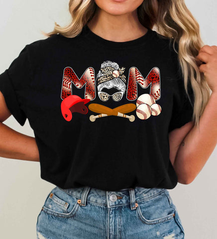 Baseball Mom Classic 2D T-shirt