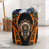 Bear Chief Native American Laundry Basket DS260803M02