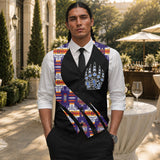 Bear Clan Native American Suit Vest Jacket Print Front & Back GB-HW000809