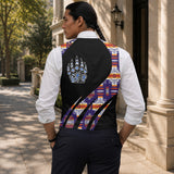 Bear Clan Native American Suit Vest Jacket Print Front & Back GB-HW000809