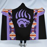 Bear Claw Symbol Native American-Inspired Hooded Blanket GB-HS00057