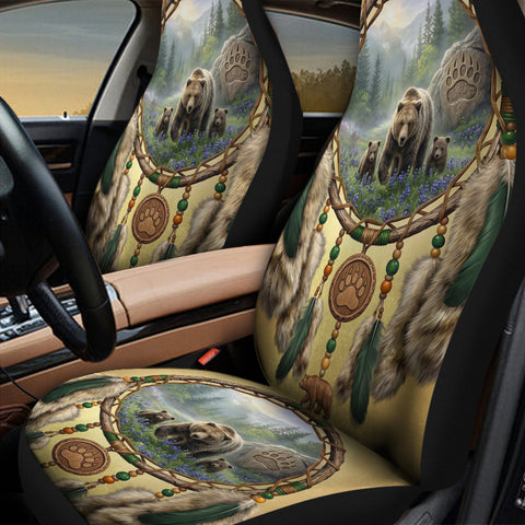 Bear Dreamcatcher S Native American-Inspired Car Seat Cover – DS260506M07