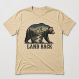Bear Forest Wilderness Graphic Native American-Inspired 2D T-Shirt TSm034