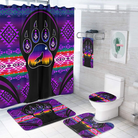 Bear Paw Tribal Native American Bathroom set DS260731M03