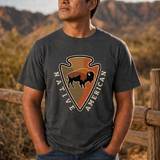 Bison Arrow Native American-Inspired 2D T-Shirt TSm075