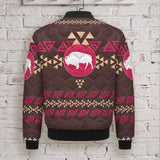 Bison Native American-Inspired Quilted Jacket GB-NAT00161-01