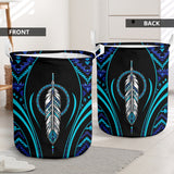 Blue Feather Native American Laundry Basket DS260803M01