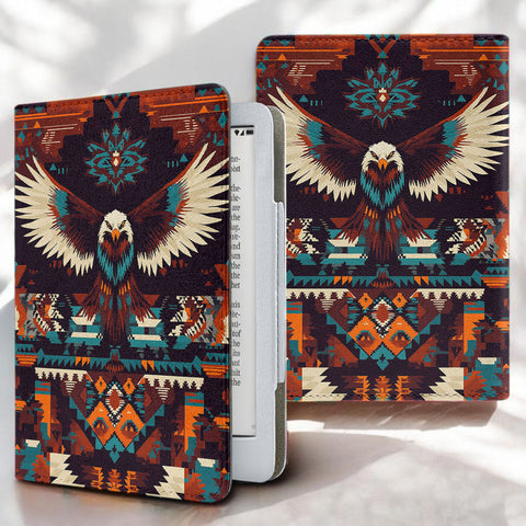 CCS0007 Eagle Native American Kindle PU Leather Case