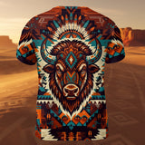 CCS0007v2 Bison Native American 3D T-shirt