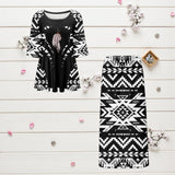 COMB076 Native American Ladies Two Piece Suit