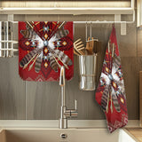 COMB2040 Native American Kitchen Dish Towel Set of 2