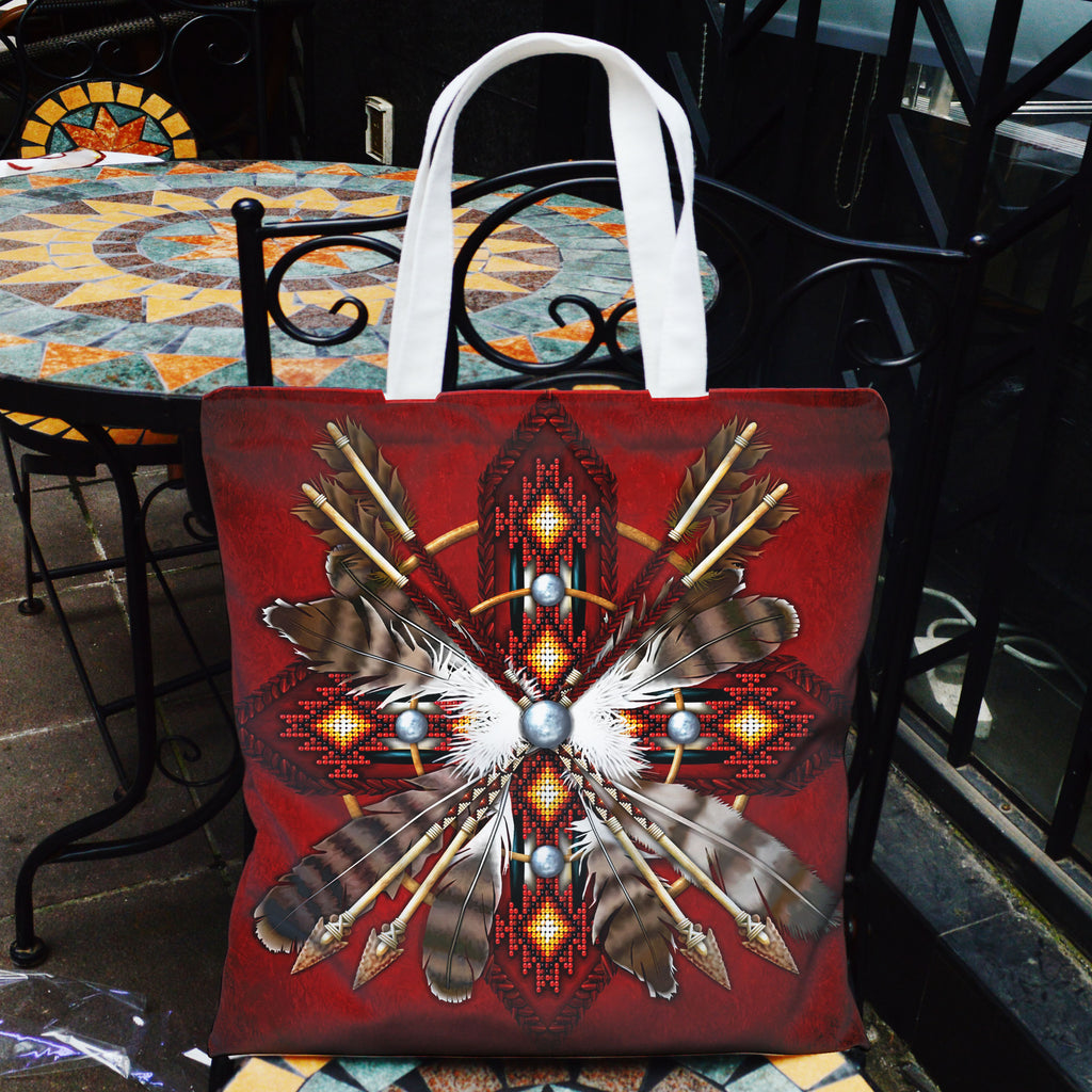 COMB2040 Native American Pocket Canvas Bag