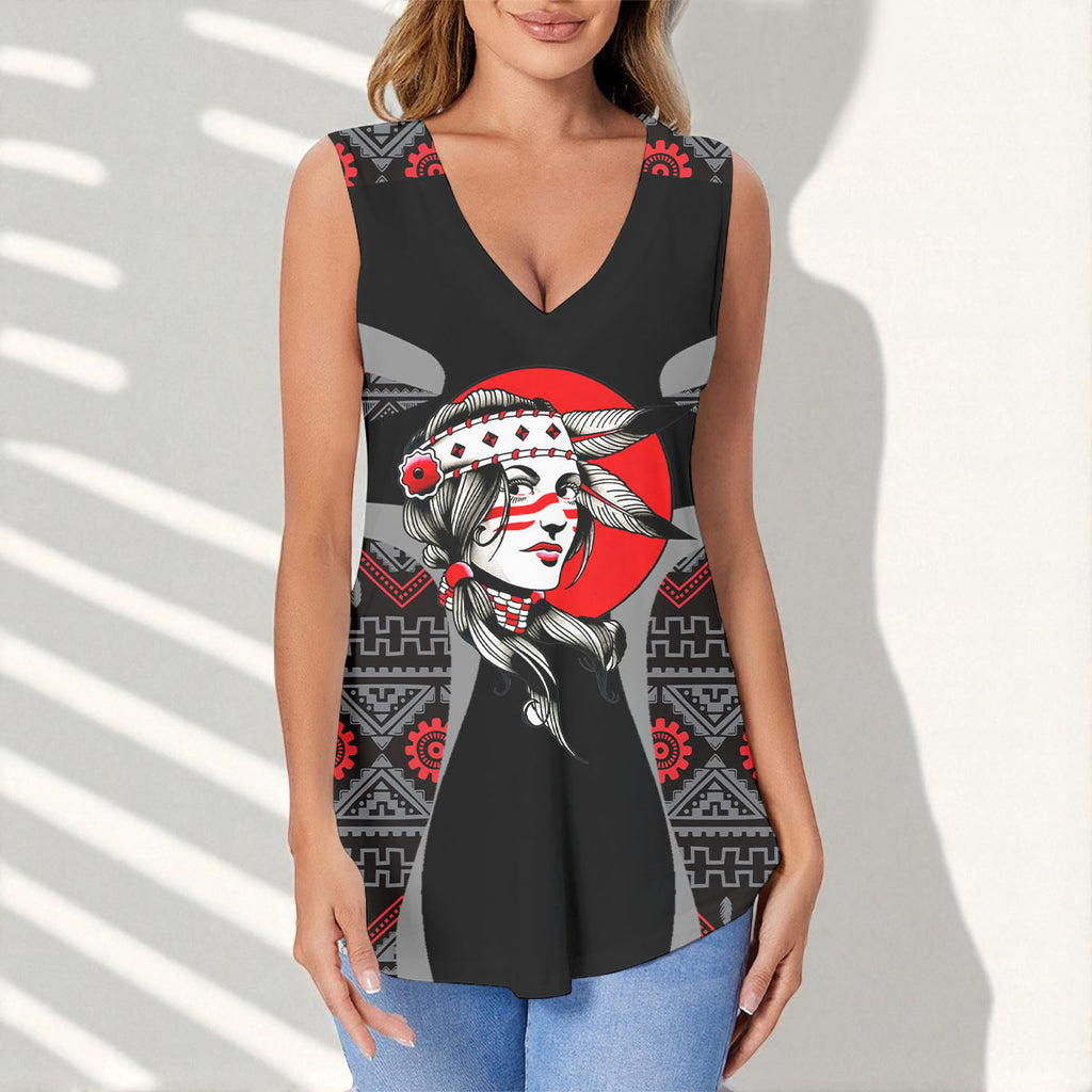 COMB2094 Native American Women Sports Vest