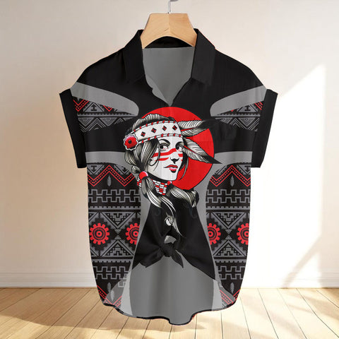 COMB2094 Native American Women T-shirt Plus Size