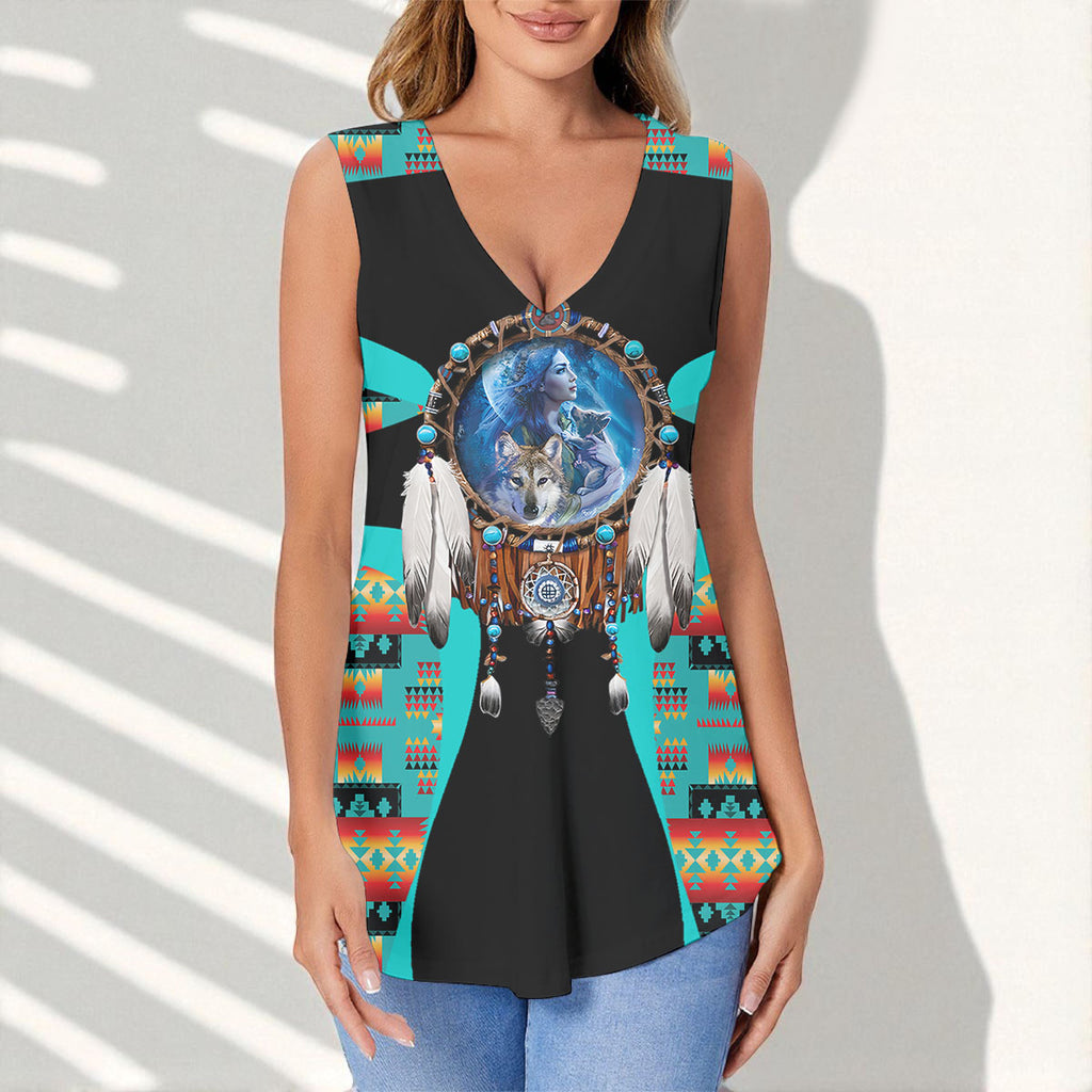 COMB2104 Native American Women Sports Vest