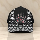 CP250723M06 Bear Claw Native American Unisex Trucker Hat With Black Half-mesh