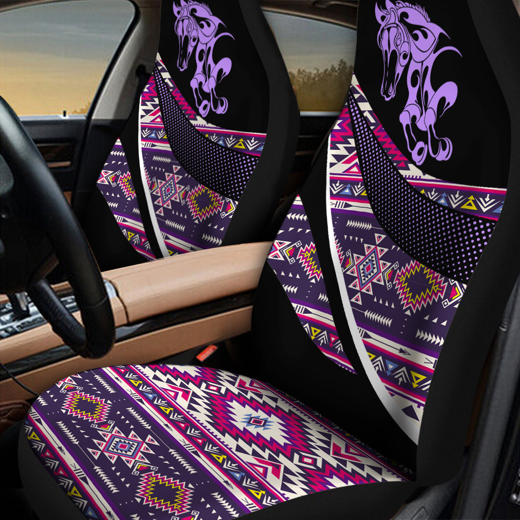 CS250117M14 Horse Native Car Seat Cover