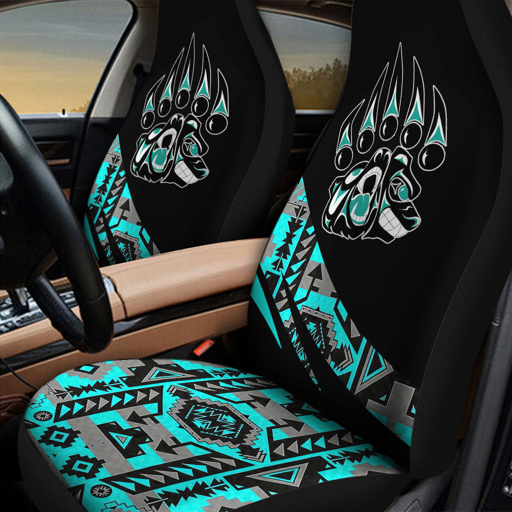 CS260121M13 Bear Claws Native American Car Seat Cover