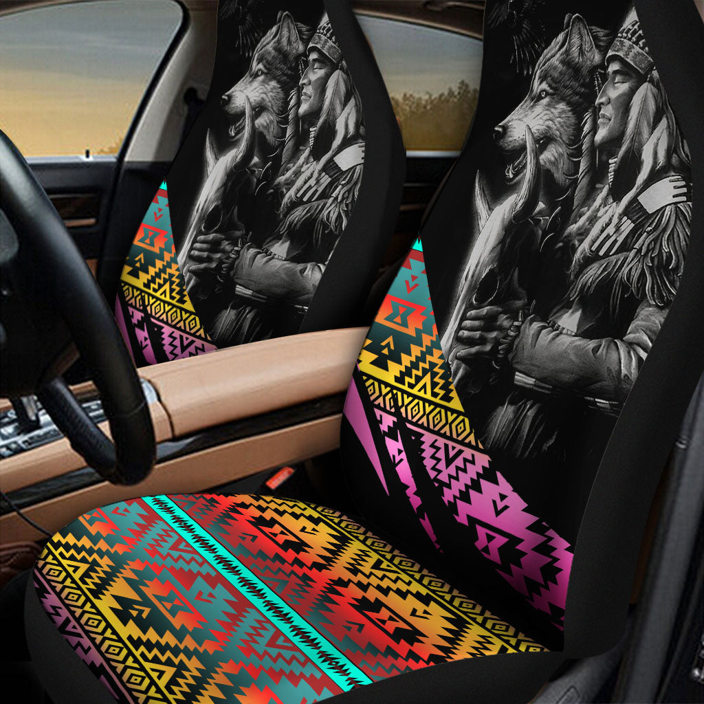 CS260121M19 Chief Native American Car Seat Cover