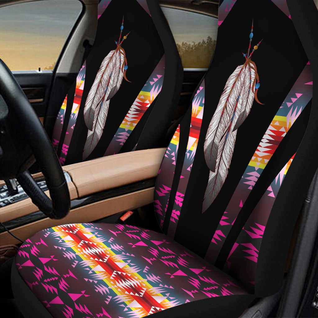 CS260122M09 Feather Native American Car Seat Cover