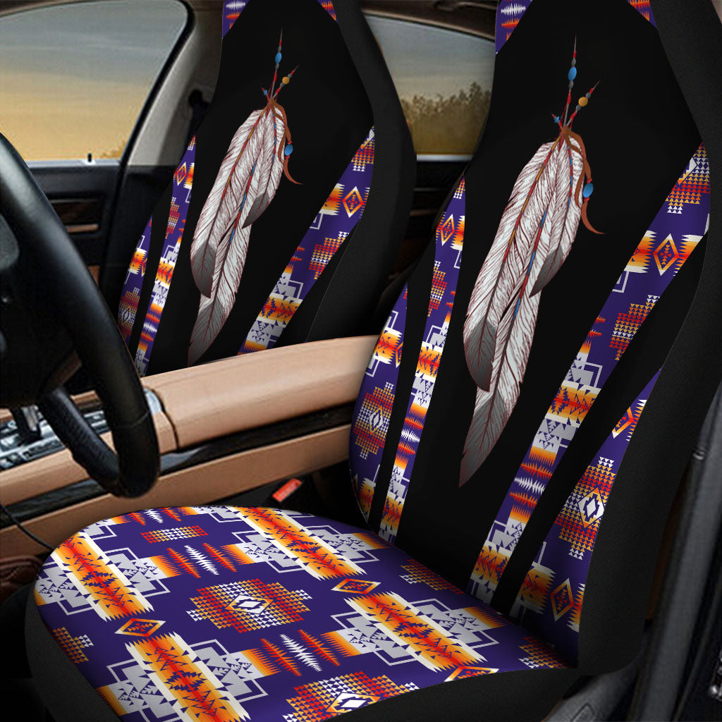 CS260122M12 Feather Native American Car Seat Cover