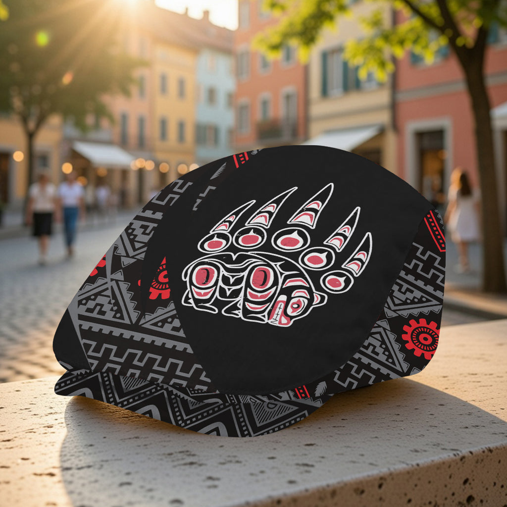 CSA-00121B Bear Native American Jeff Cap