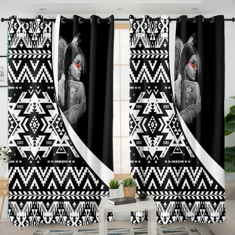 CSDR-0015 Native American Living Room Curtain