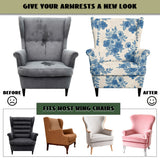 Tribal Pattern Native American-Inspired Wingback Chair Slipcover GB-NAT00046-01