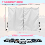 20190522_M07 Running Horses Native American Car Side Window Sunshades