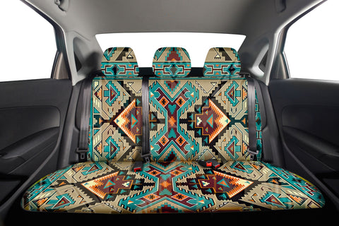 GB-NAT00016 Pattern Native American  Car Back Seat Cover Set