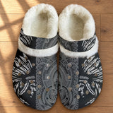 Chief Native American-Inspired Classic Clogs with Fleece Shoes DS250731M03